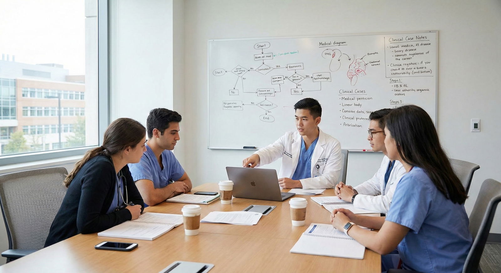 Resident on hospital ward demonstrating professionalism -  for What Do Program Directors Consider a ‘Red Flag’ on Application