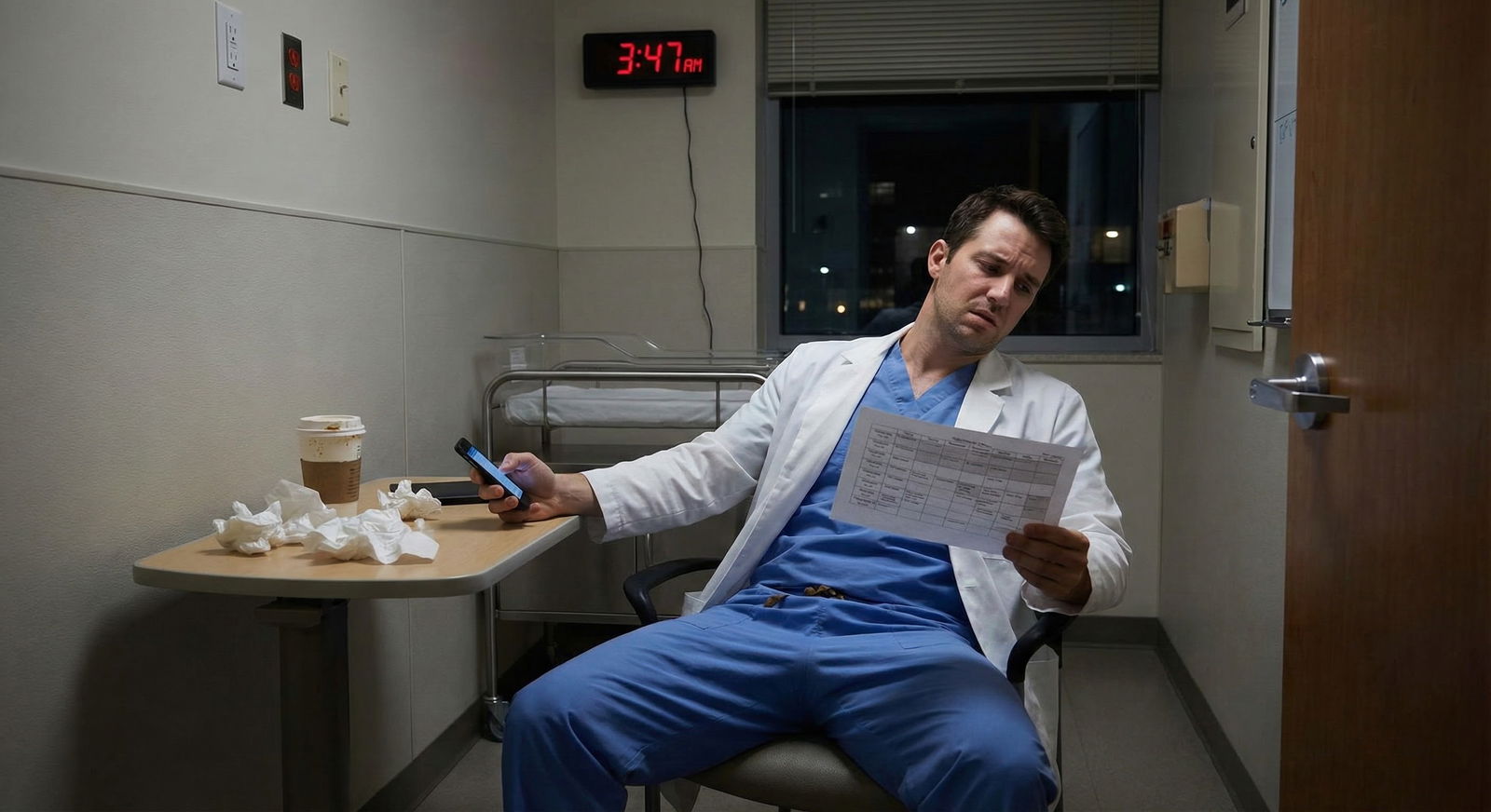 Medical student revising residency rank list on laptop with notes -  for I’m Worried My Only Likely Match Options Are Problem