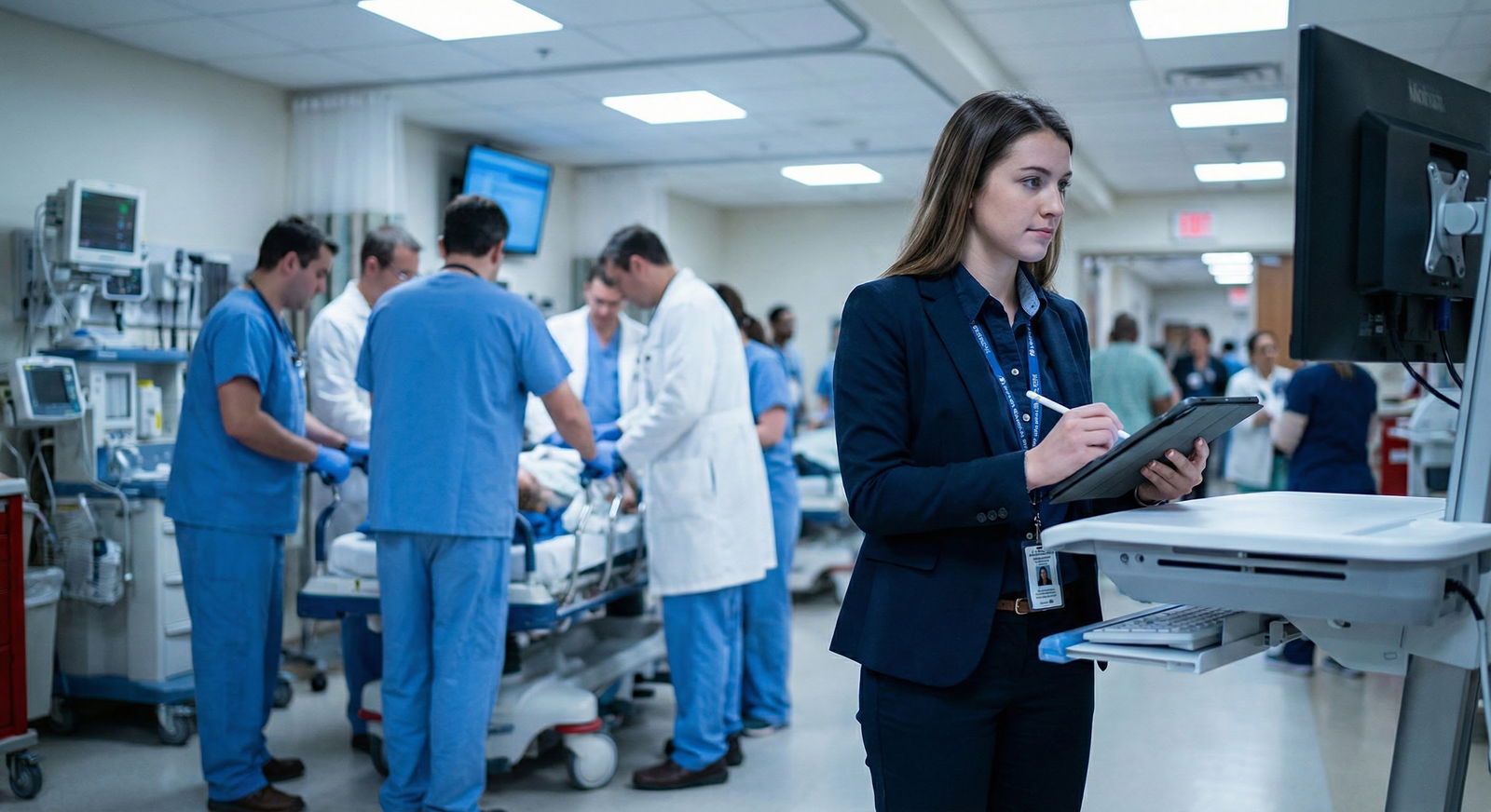 Resident working as medical scribe in emergency department -  for What If I Can’t Afford a ‘Traditional’ Gap Year After Not M