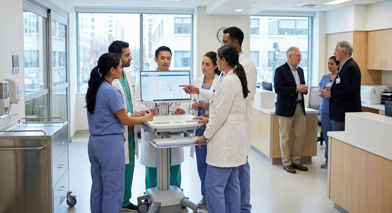 Resident physician reviewing options for preliminary and transitional year programs -  for Is a Transitional Year or a Medici