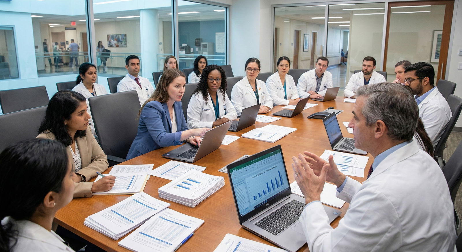 Medical student anxiously reviewing CV on laptop at night -  for Worried My CV Looks ‘Average’: Signs It’s Stronger Than You