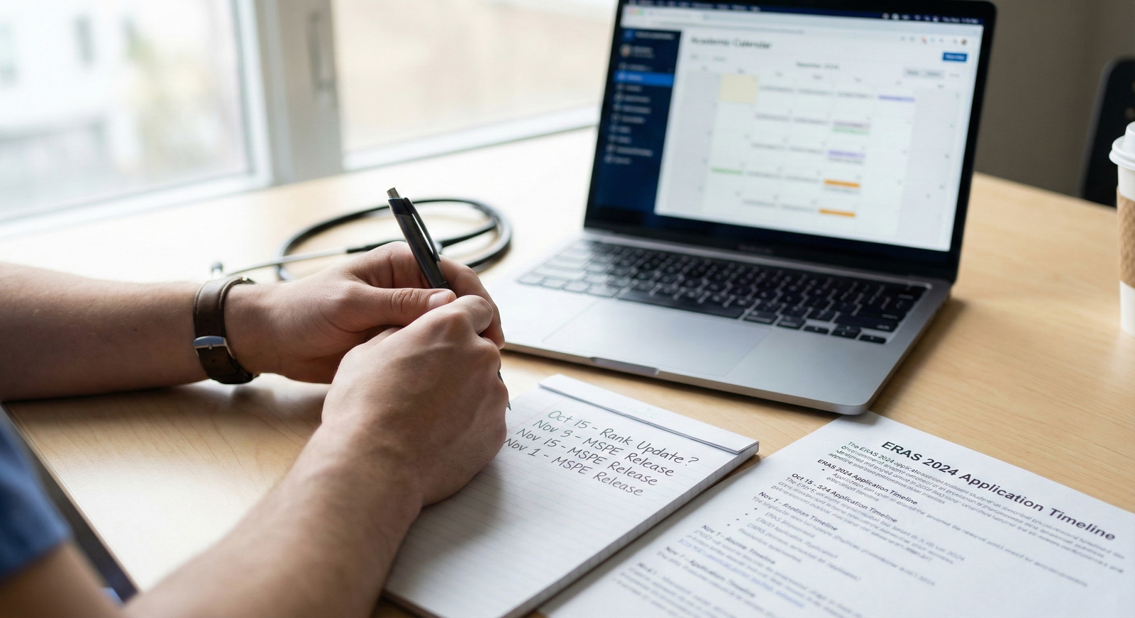 Switching Specialties Late: How to Rebuild ERAS Timing on Short Notice