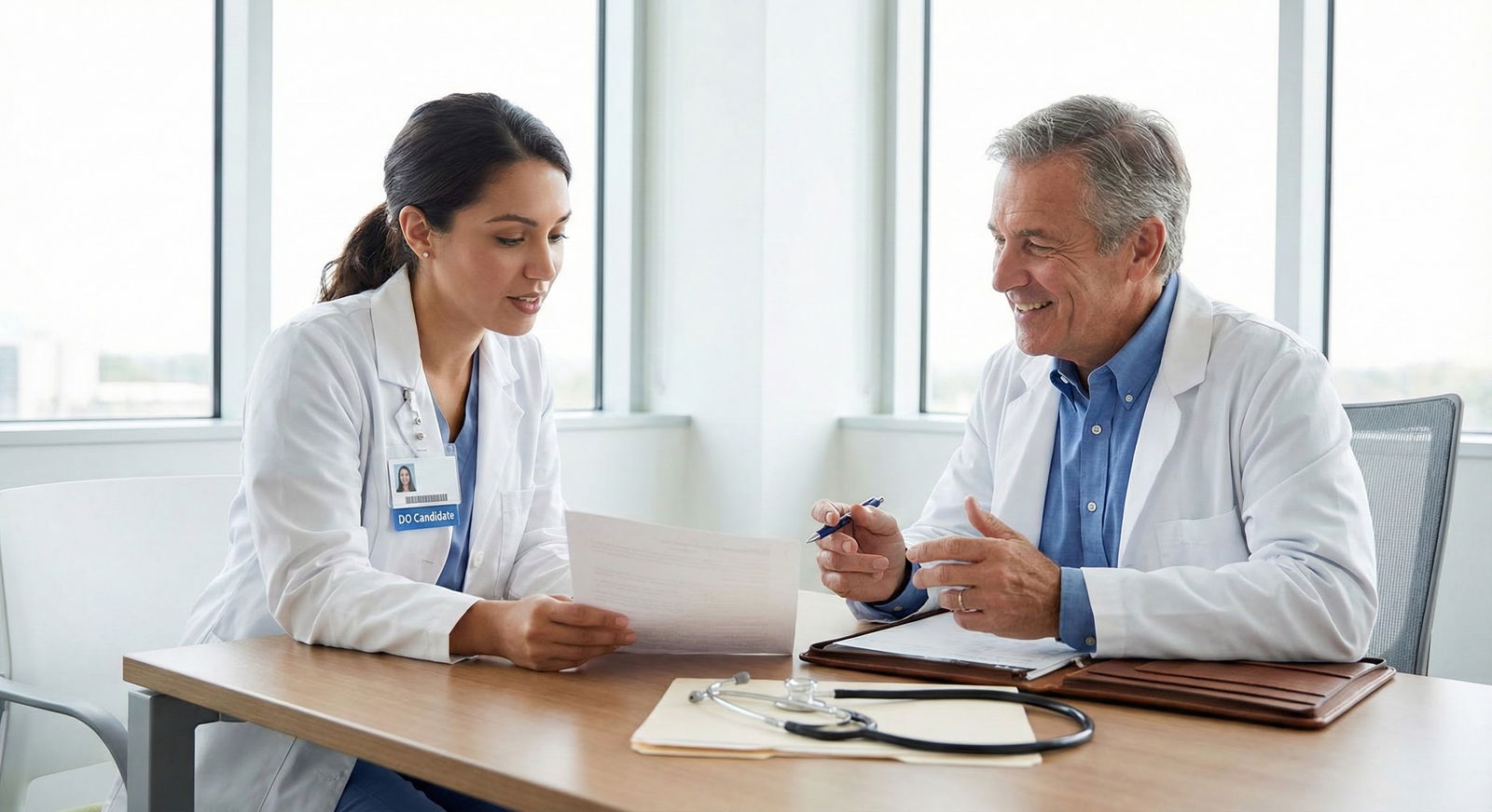 Student meeting with physician mentor for a letter of recommendation -  for I’m a DO Without MD Mentors: Will ACGME Programs