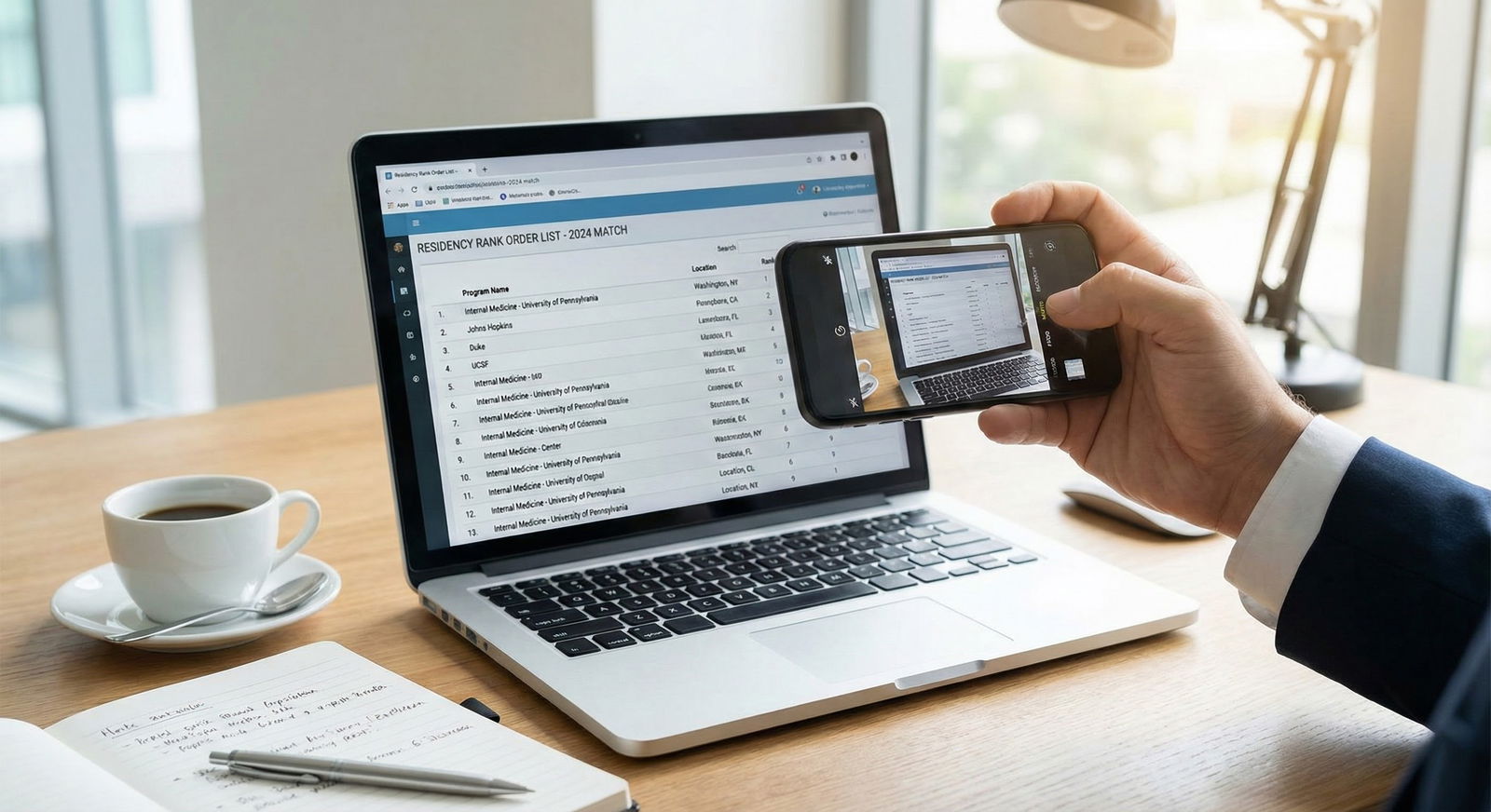 Student taking screenshots of NRMP rank list for records Student taking screenshots of NRMP rank list for records - for Final 72 Hours Before Rank Submission: Last-Minute Verificati