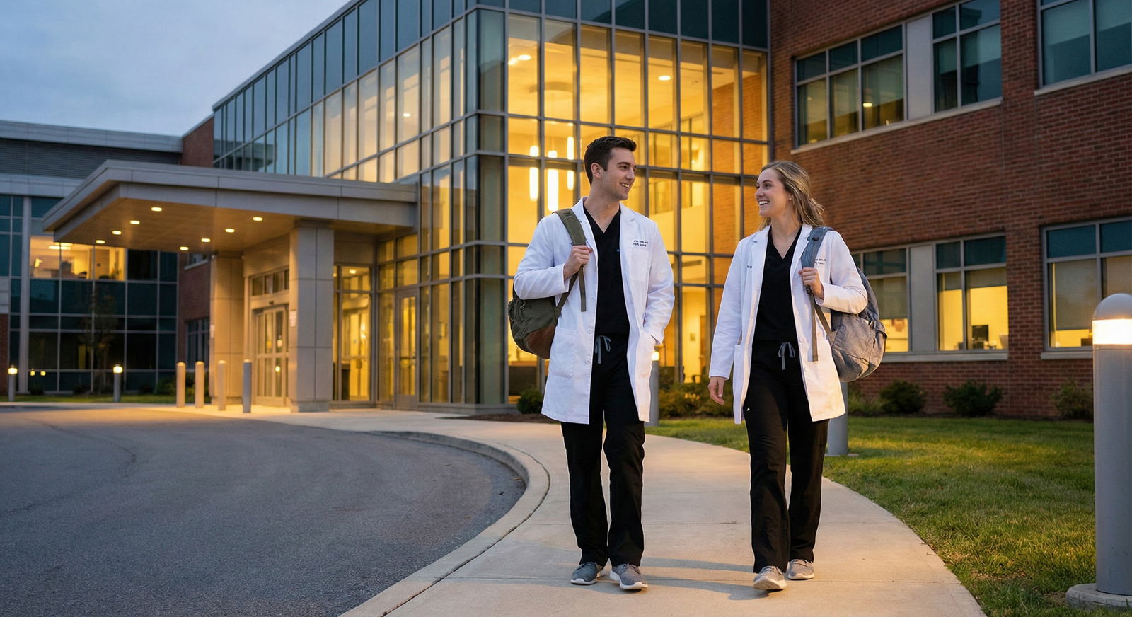 Couples matching residents unpacking boxes in a new apartment -  for Post-Match Timeline: Setting Up Housing and Logistics fo
