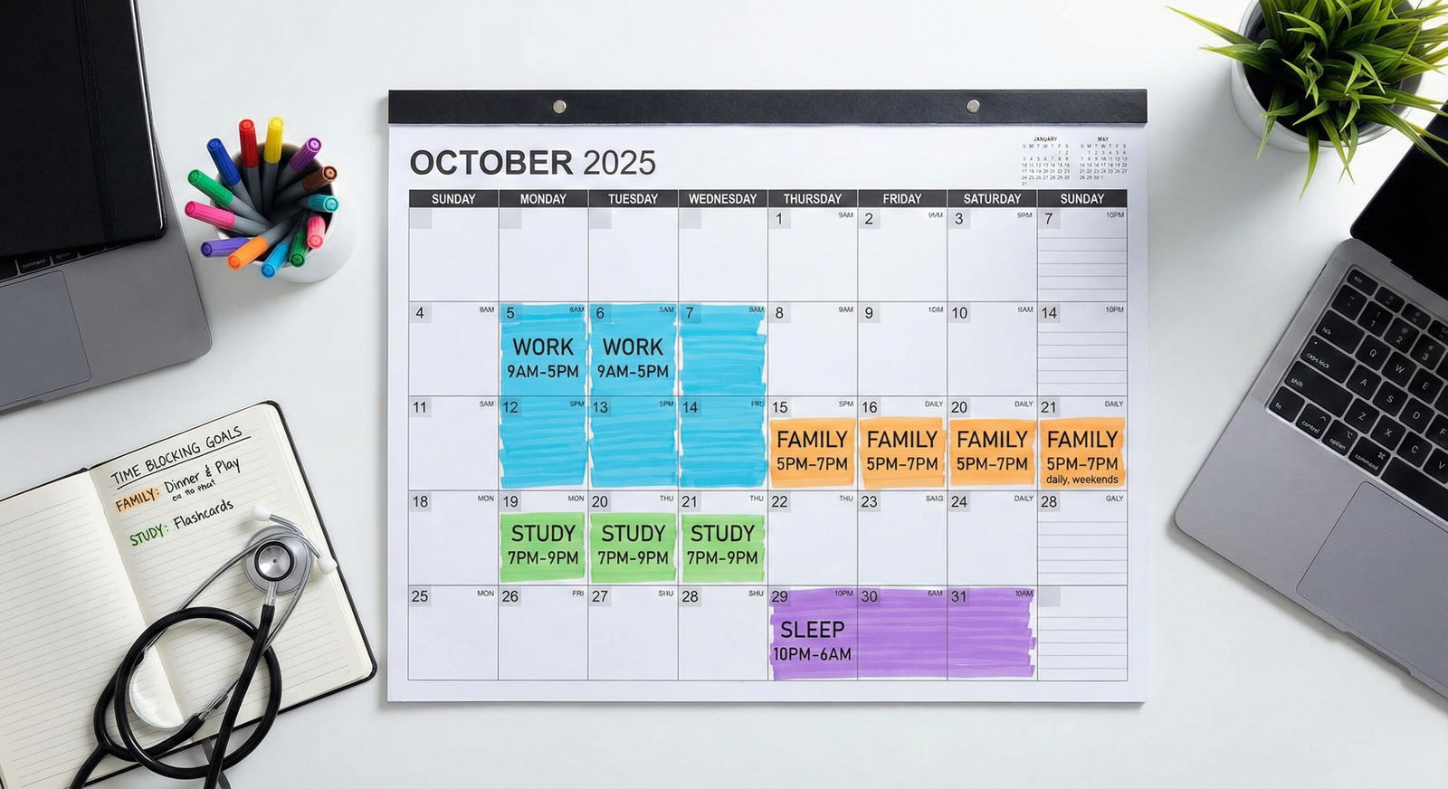 Residency program leadership discussing night float scheduling around a conference table -  for How Sleep Architecture Change