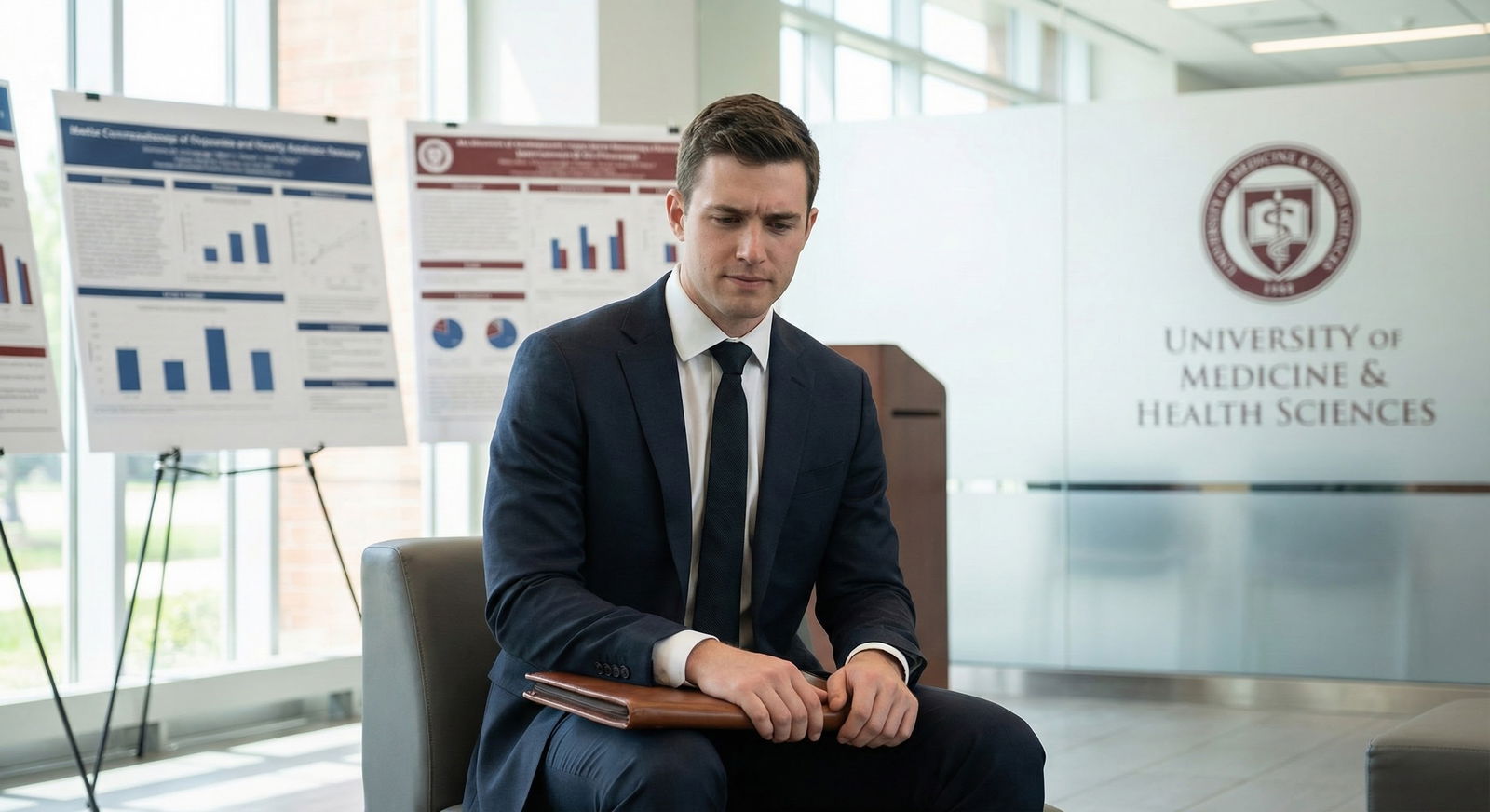 Young physician with family reviewing job offers and finances at kitchen table -  for Massive Student Debt and a Family: Choo